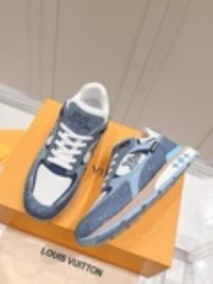 wholesale quality men's louis vuitton run way sneakers model no. 813